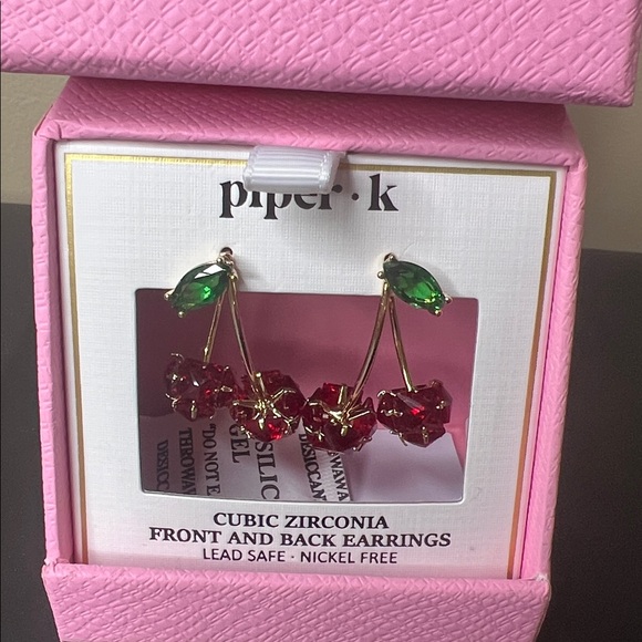 Piper K Jewelry - Piper K | Cherry 🍒 Dangle Earrings